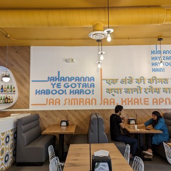 Eggholic - Booth seating available and decor shown here - Indian Near Me - Queens, New York Eggholic - Booth seating available and decor shown here - Indian Near Me - Queens, New York