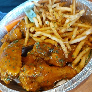 Bonus Cafe - Mango Habanero wings - Desserts Near Me - Pearland, Texas Bonus Cafe - Mango Habanero wings - Desserts Near Me - Pearland, Texas