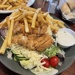 Crispy BBQ Chicken Salad