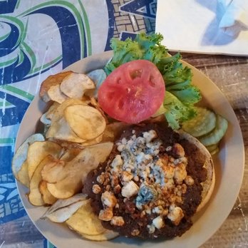 Lucky's Burger Shack - Black and blue burger!!! - Burgers Near Me - Irmo, South Carolina
