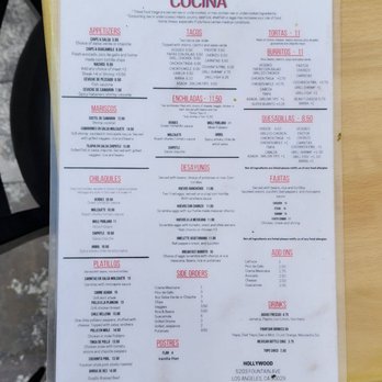 El Zarape - Current menu. - Mexican Near Me - Los Angeles, California El Zarape - Current menu. - Mexican Near Me - Los Angeles, California