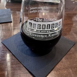 An impressive wine list, I chose a cab from the menu.