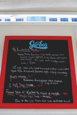 Menu photo 8 Garbo's Lobster Truck Austin, TX