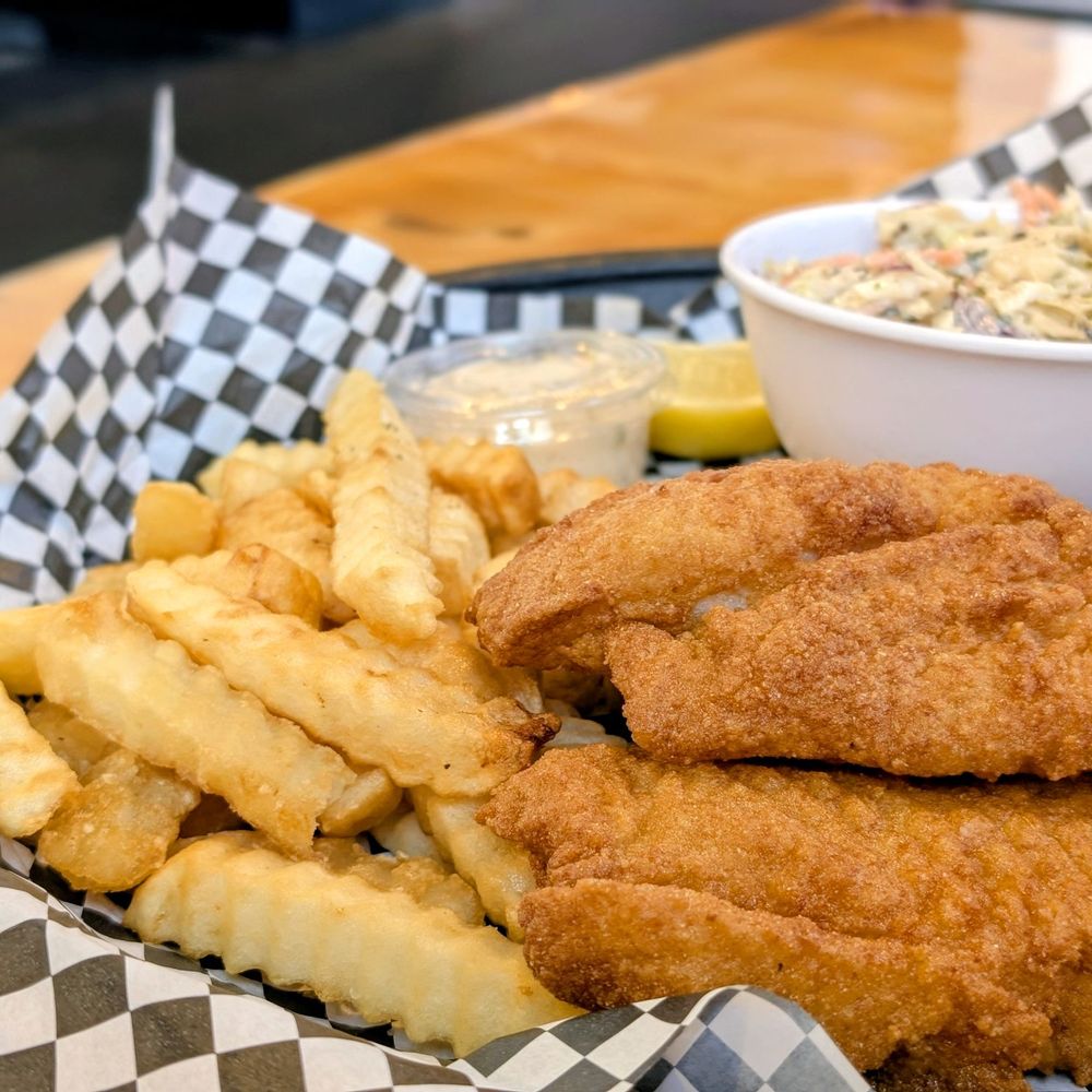 Southern Roots Bar & Grill - Fish-n-chips lunch special, $15 - Bars Near Me - Monroe, North Carolina Southern Roots Bar & Grill - Fish-n-chips lunch special, $15 - Bars Near Me - Monroe, North Carolina