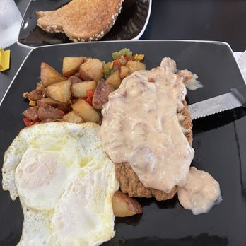 Querencia Brunch Restaurant - Country Fried Steak Breakfast - Breakfast & Brunch Near Me - Manteca, California Querencia Brunch Restaurant - Country Fried Steak Breakfast - Breakfast & Brunch Near Me - Manteca, California