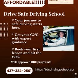 Drive Safe Driving School - Affordable Driving School