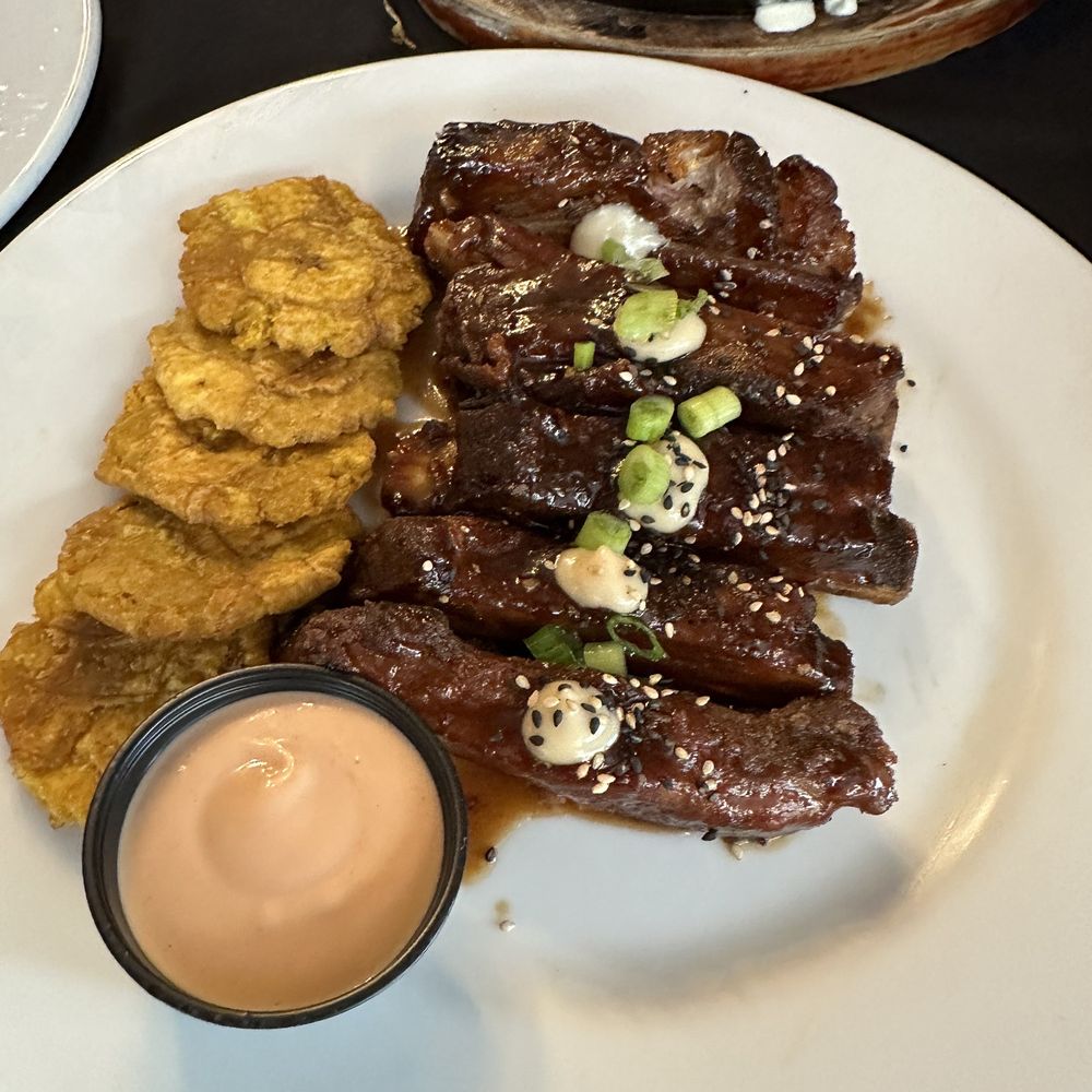 Musa - Guava ribs w tostones - Latin American Near Me - San Juan, Puerto Rico