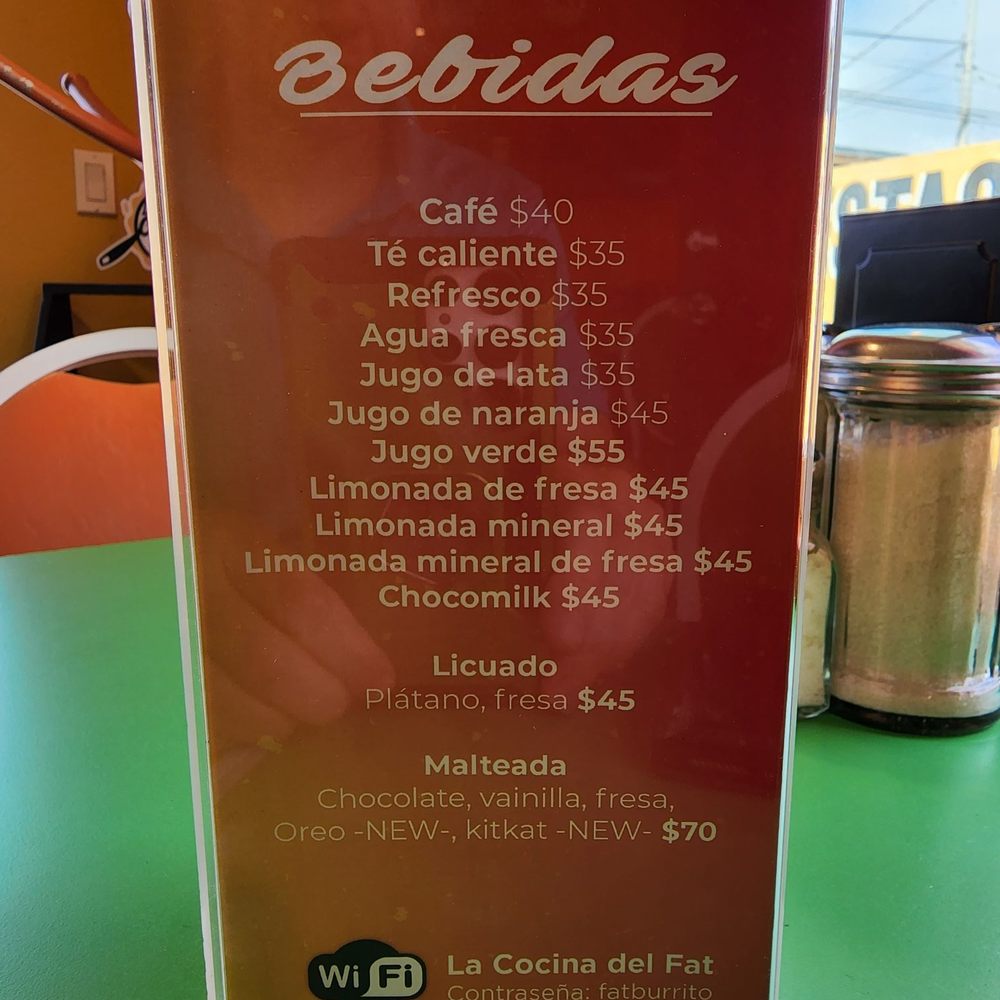La Cocina del Fat - Menu 5 - Mexican Near Me - Ensenada, BCN La Cocina del Fat - Menu 5 - Mexican Near Me - Ensenada, BCN
