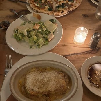 Osteria Laguna - Salsiccia e Broccoli di Rape Pizza, Insalata Alla Cesare and Lasagna. - Italian Near Me - New York, New York Osteria Laguna - Salsiccia e Broccoli di Rape Pizza, Insalata Alla Cesare and Lasagna. - Italian Near Me - New York, New York