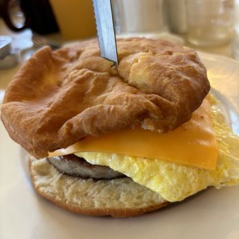 Star Family Restaurant - Fry bread breakfast sandwich - American Near Me - Murdo, South Dakota