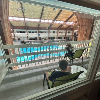 Four Points by Sheraton Eastham Cape Cod - 2nd floor balcony over looking the indoor pool - Hotels Near Me - Eastham, Massachusetts
