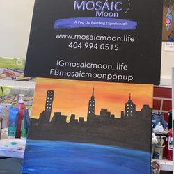 MOSAIC Moon - A PopUp Painting Experience!