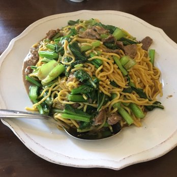 Memory Corner - Lamb satay fried noodle $10.25 - Taiwanese Near Me - Richmond, British Columbia