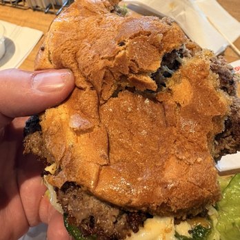 Smashburger - Old bun that was falling apart - Burgers Near Me - St. Albert, Alberta Smashburger - Old bun that was falling apart - Burgers Near Me - St. Albert, Alberta
