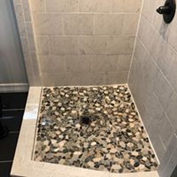 Bay Cam Plumbing - a shower with pebble floor - Plumbing Near Me - Deer Park, Texas Bay Cam Plumbing - a shower with pebble floor - Plumbing Near Me - Deer Park, Texas