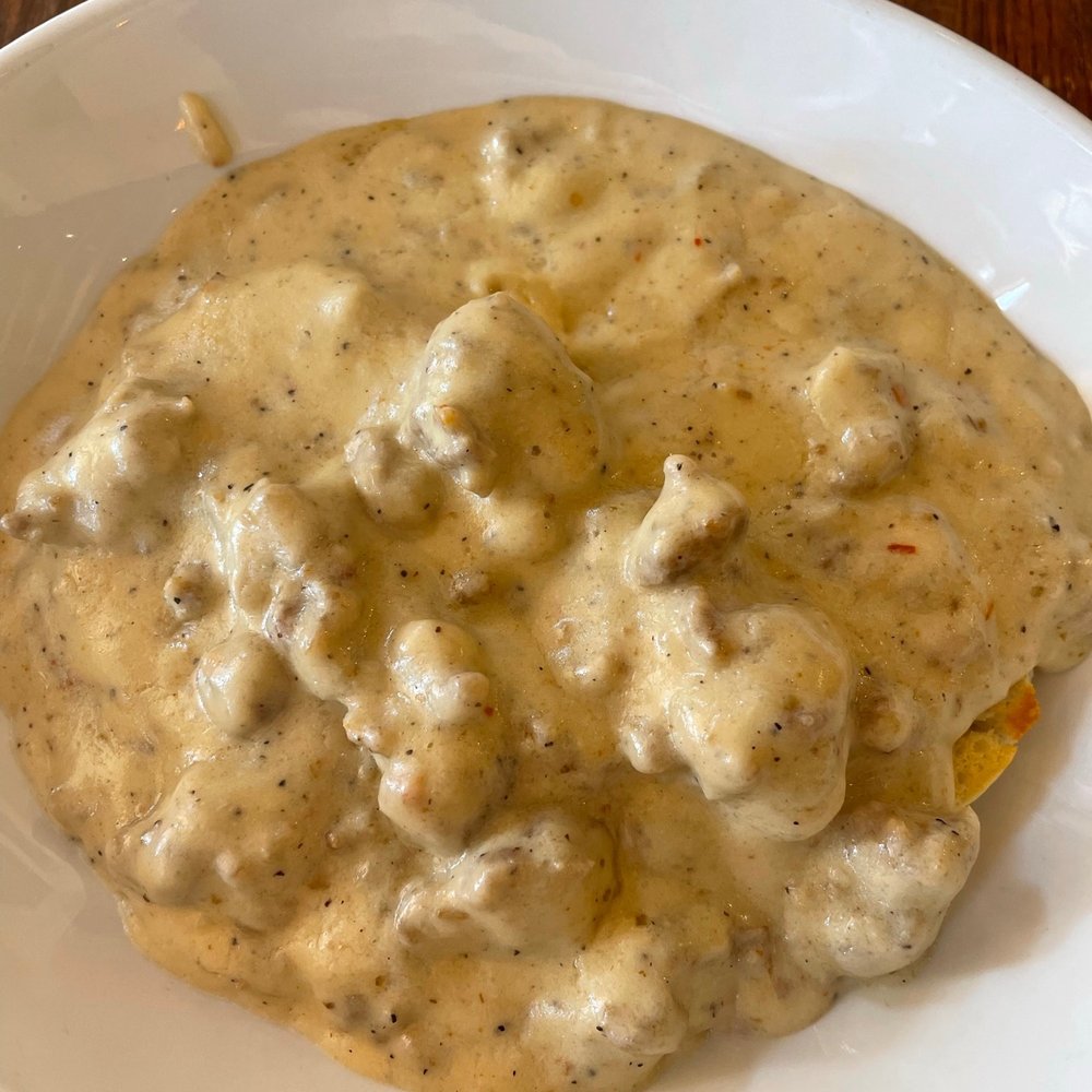 Raven Cafe - Half order BISCUITS & GRAVY - Sandwiches Near Me - Prescott, Arizona Raven Cafe - Half order BISCUITS & GRAVY - Sandwiches Near Me - Prescott, Arizona