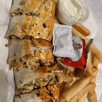 Rozana Restaurant and Hookah Lounge - Chicken Shawarma Wrap - Middle Eastern Near Me - Lilburn, Georgia