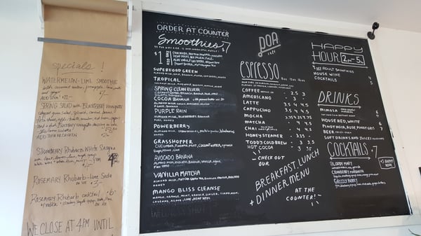 Menu photo 8 Poa Cafe Portland, OR