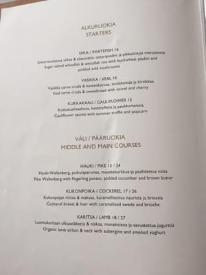 Menu photo 5 Ravintola Ragu HELSINKI, 18 Menu photo 5 Ravintola Ragu HELSINKI, 18