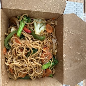 Thai On Main - Yakisoba noodles with veggies, hold the eggs & fish oil. - Thai Near Me - Cottage Grove, Oregon Thai On Main - Yakisoba noodles with veggies, hold the eggs & fish oil. - Thai Near Me - Cottage Grove, Oregon