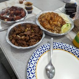Chicken FR, Roast Lamb, Bbq wings.....