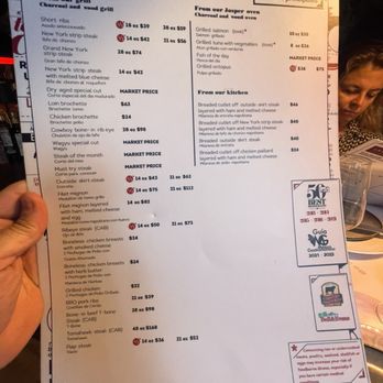 La Cabrera - Menu - Menu from La Cabrera in Miami offers grilled meats, seafood, and side dishes, with prices and portion sizes listed. - Steakhouses Near Me - Miami, Florida