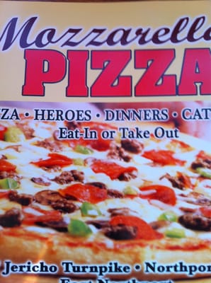 Menu photo 2 Mozzarella's Pizza East Northport, NY Menu photo 2 Mozzarella's Pizza East Northport, NY