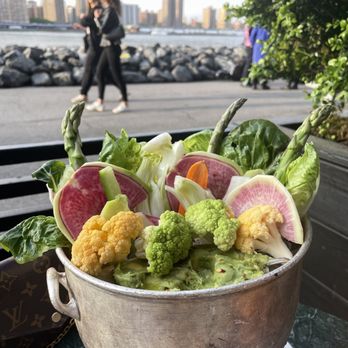Cecconi's Dumbo - Assorted veggies with avocado dip - Italian Near Me - Brooklyn, New York Cecconi's Dumbo - Assorted veggies with avocado dip - Italian Near Me - Brooklyn, New York
