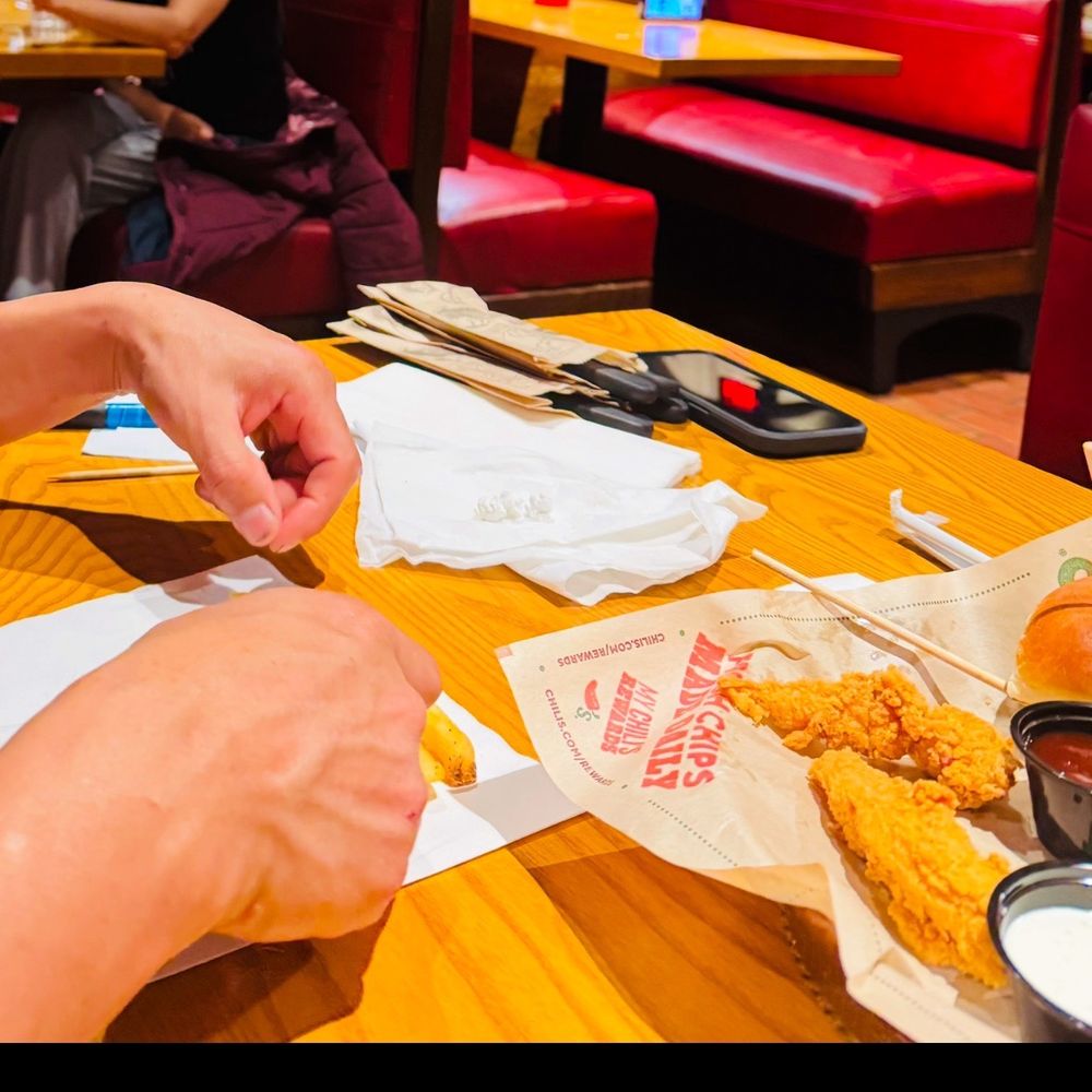 Plate is a napkin!
