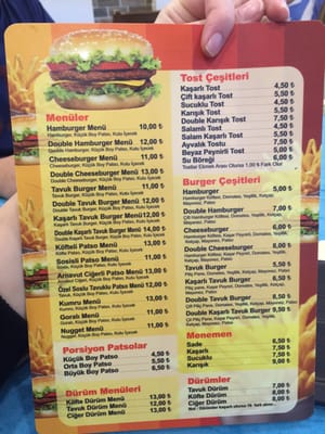 Menu photo 3 Doydos Burger Istanbul, 34 Menu photo 3 Doydos Burger Istanbul, 34