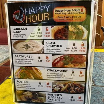 Blue Heron Bistro - Happy Hour offerings - Seafood Near Me - Coos Bay, Oregon