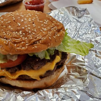 Five Guys - Bacon Cheeseburger (All The Way) - Burgers Near Me - Hixson, Tennessee Five Guys - Bacon Cheeseburger (All The Way) - Burgers Near Me - Hixson, Tennessee
