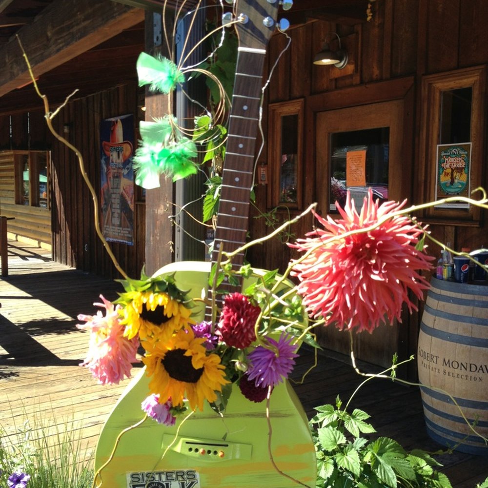 Sisters Folk Festival - Find the venue by looking for the guitar. Depot Cafe. - Festivals Near Me - Sisters, Oregon Sisters Folk Festival - Find the venue by looking for the guitar. Depot Cafe. - Festivals Near Me - Sisters, Oregon