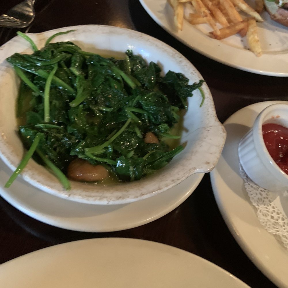 Table 50 - Sautéed spinach - New American Near Me - Roanoke, Virginia Table 50 - Sautéed spinach - New American Near Me - Roanoke, Virginia