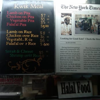 Kwik Meal - Menu - Street Vendors Near Me - New York, New York Kwik Meal - Menu - Street Vendors Near Me - New York, New York