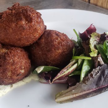 Nicks Fish House - 6'25'19 HH Crab Balls for 7 Bucks. - Seafood Near Me - Baltimore, Maryland
