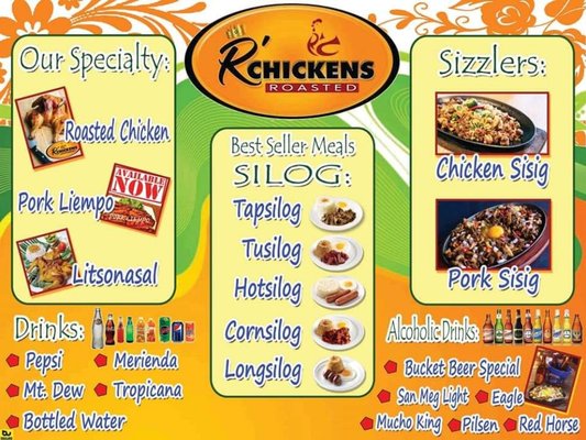 Menu photo 1 R'chickens Roasted Victorias City, NEC