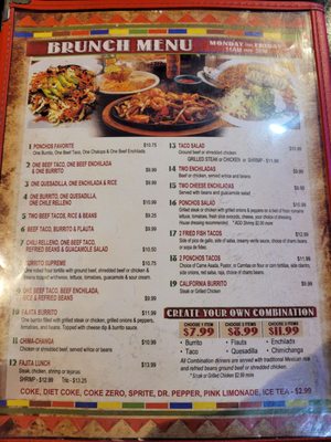 Menu photo 3 Los Ponchos Mexican Grill Lake Charles, LA