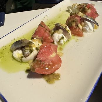 Antonio Bar - Burrata and tomato salad  @davideatsdc - Bars Near Me - Donostia / San Sebastián, SS