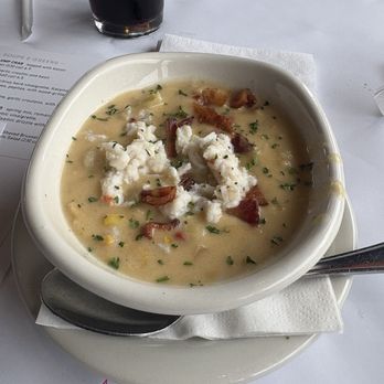 Bonefish Grill - Lobster and corn soup - Seafood Near Me - Concord Mills, North Carolina