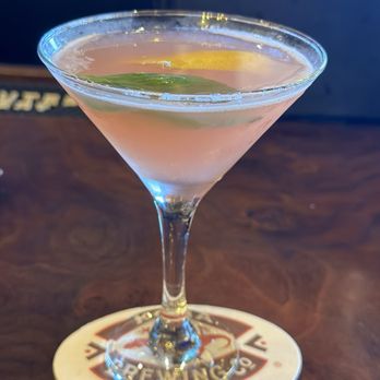 BREW'd Craft Pub - Watermelon Basil Martini or liquified watermelon pop rocks? You tell me... - Gastropubs Near Me - Honolulu, Hawaii