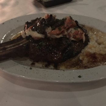 Steak 48 - Ribeye with lobster on top - Steakhouses Near Me - Houston, Texas