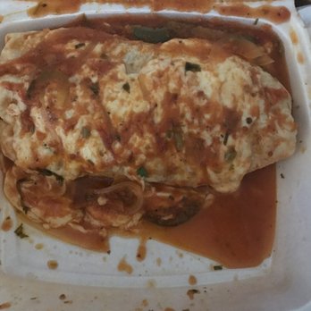 Meson Del Taco - The Burrito Suizo Ranchero with chicken that had the huge cooked blood vessel inside! GROSS!! - Mexican Near Me - Chicago, Illinois Meson Del Taco - The Burrito Suizo Ranchero with chicken that had the huge cooked blood vessel inside! GROSS!! - Mexican Near Me - Chicago, Illinois