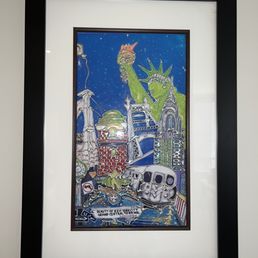 Shadin's one of a kind artwork & framing
