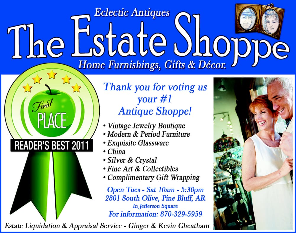 THE ESTATE SHOPPE Updated June 2024 2301 Camden Rd, Pine Bluff, Arkansas Antiques Phone