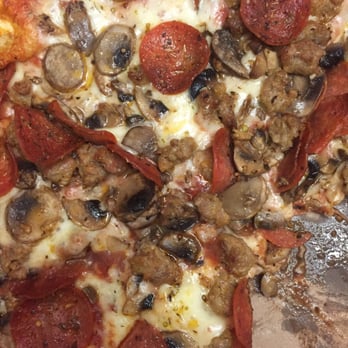 Dion's Pizza - Sausage, Pepperoni, & Mushrooms - Pizza Near Me - Las Cruces, New Mexico