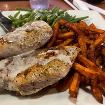 The Jellyfish - Grilled Chicken and Sweet Potato Fries - Seafood Near Me - Pensacola, Florida The Jellyfish - Grilled Chicken and Sweet Potato Fries - Seafood Near Me - Pensacola, Florida