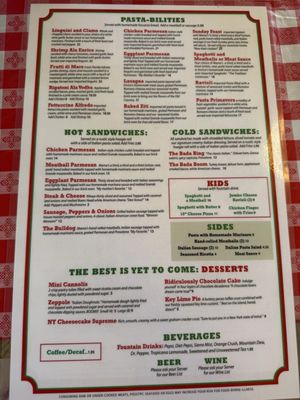 Menu photo 1 Enrico's Pizza Islamorada Tavernier, FL