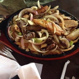 Chicken and steak fajitas Chicken and steak fajitas