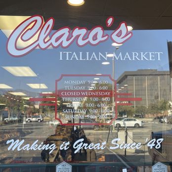 Claro's Italian Markets - Business Hours - Delis Near Me - Arcadia, California